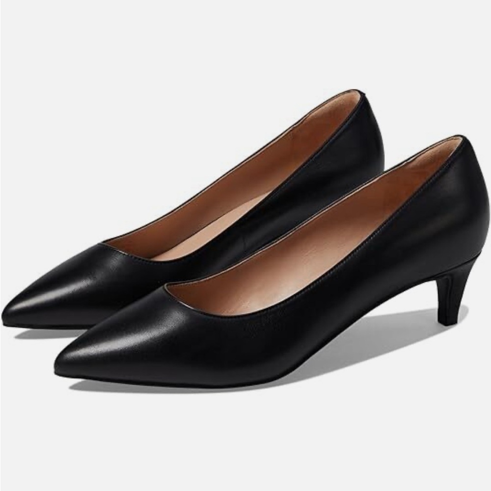 Cole Haan Vandam Leather Pumps 45mm